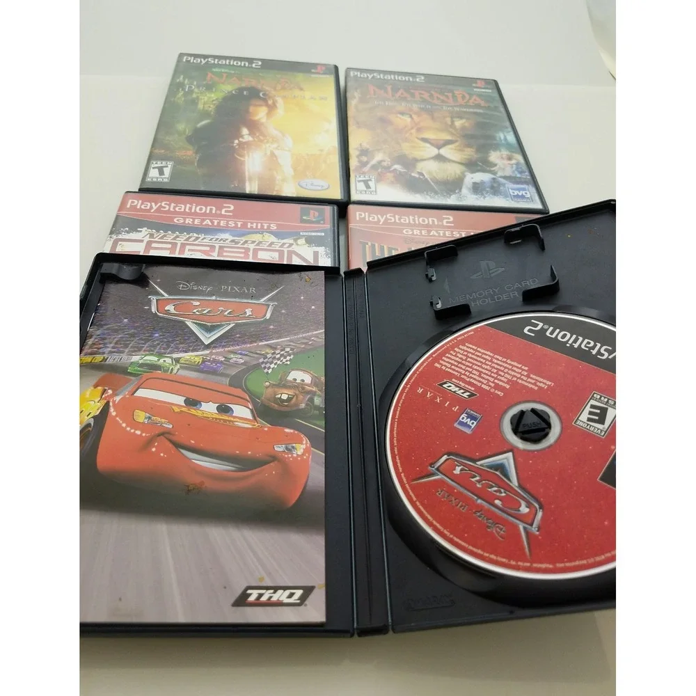 Disney Playstation 2 Bundle of 5 games including Cars, Narnia, Incredibles